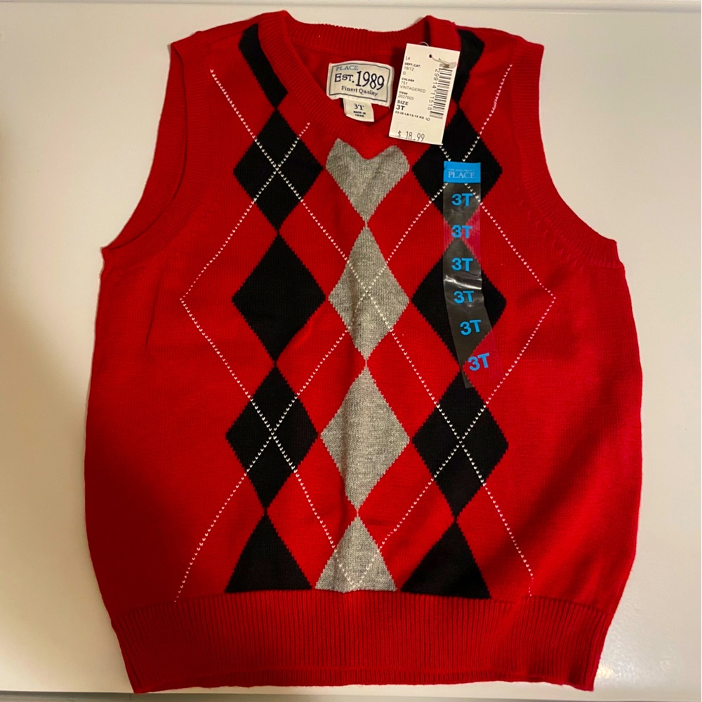 Toddler Boy Holiday Vest
